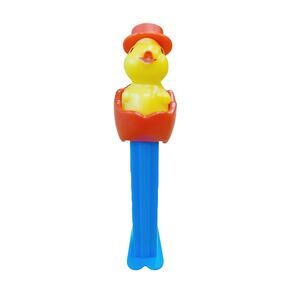 Vintage Pez Dispenser Made In Hungary Chick In Egg Red Hat, Red Egg, PRE-OWNED